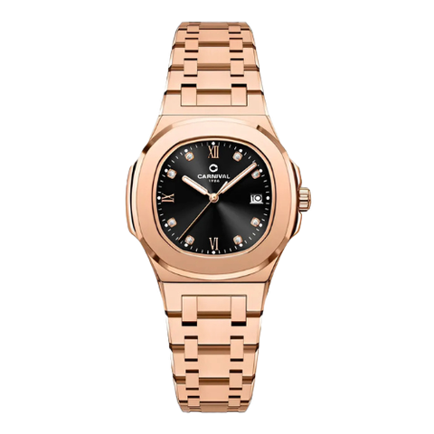 Đồng Hồ Nữ Dây Thép Carnival 8160L-VH Máy Quartz - Kính Sapphire - Size 34mm