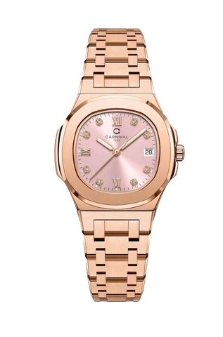 Đồng Hồ Nữ Dây Thép Carnival 8160L-VH Máy Quartz - Kính Sapphire - Size 34mm