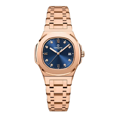 Đồng Hồ Nữ Dây Thép Carnival 8160L-VH Máy Quartz - Kính Sapphire - Size 34mm