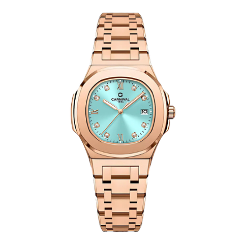 Đồng Hồ Nữ Dây Thép Carnival 8160L-VH Máy Quartz - Kính Sapphire - Size 34mm