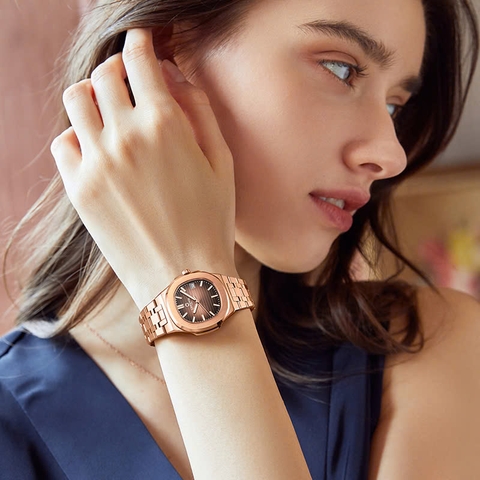 Đồng Hồ Nữ Dây Thép Carnival 8161L-VH-N Máy Quartz - Kính Sapphire - Size 34mm