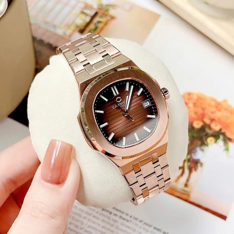 Đồng Hồ Nữ Dây Thép Carnival 8161L-VH-N Máy Quartz - Kính Sapphire - Size 34mm