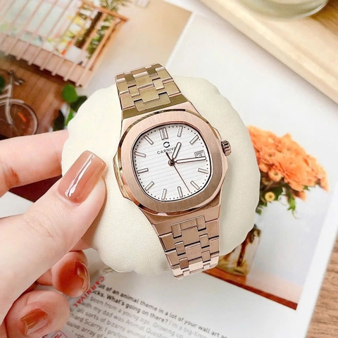 Đồng Hồ Nữ Dây Thép Carnival 8161L-VH-T Máy Quartz - Kính Sapphire - Size 34mm