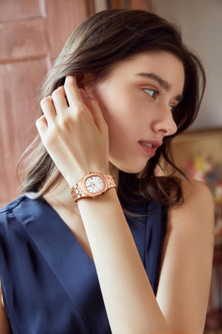 Đồng Hồ Nữ Dây Thép Carnival 8161L-VH-T Máy Quartz - Kính Sapphire - Size 34mm