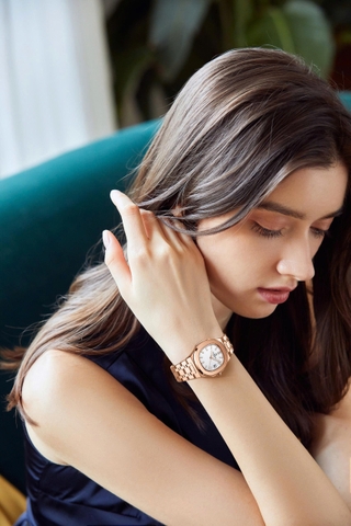 Đồng Hồ Nữ Dây Thép Carnival 8161L-VH-T Máy Quartz - Kính Sapphire - Size 34mm