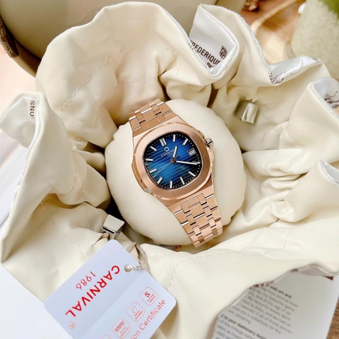 Đồng Hồ Nữ Dây Thép Carnival 8161L-VH-X Máy Quartz - Kính Sapphire - Size 34mm