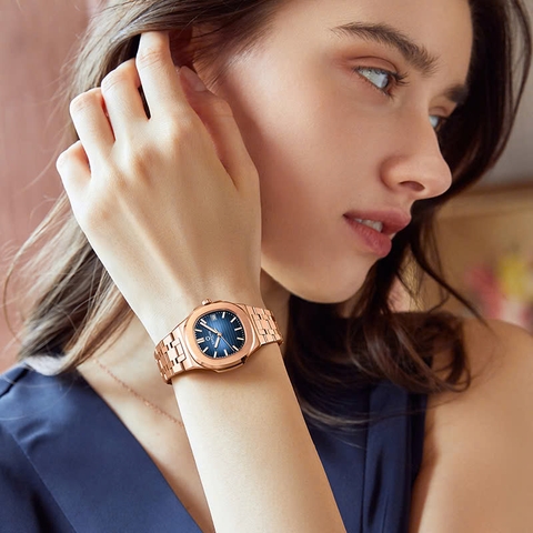 Đồng Hồ Nữ Dây Thép Carnival 8161L-VH-X Máy Quartz - Kính Sapphire - Size 34mm