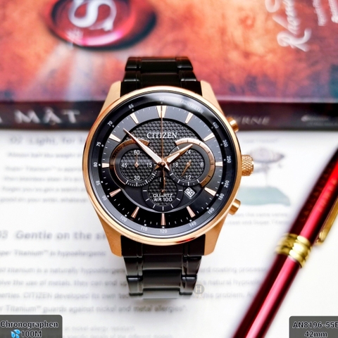Đồng Hồ Nam Dây Thép Citizen Quartz AN8196-55E - Size 42mm