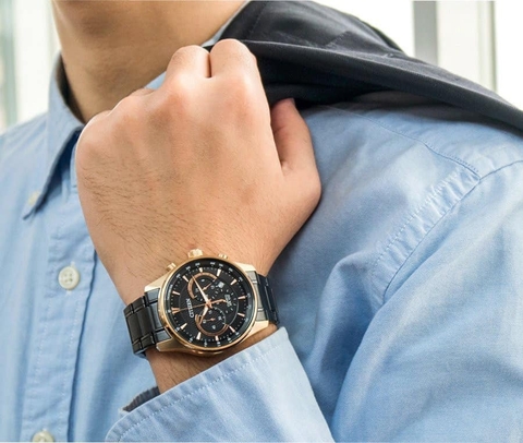 Đồng Hồ Nam Dây Thép Citizen Quartz AN8196-55E - Size 42mm