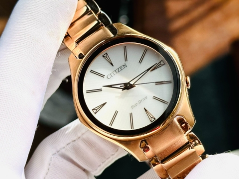 Đồng Hồ Nữ Dây Thép Citizen Eco-Drive EM0593-56A - Size 36mm