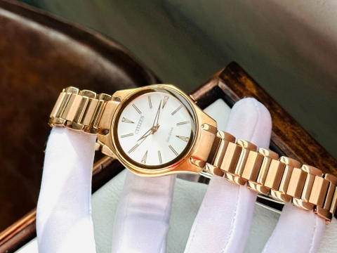 Đồng Hồ Nữ Dây Thép Citizen Eco-Drive EM0593-56A - Size 36mm