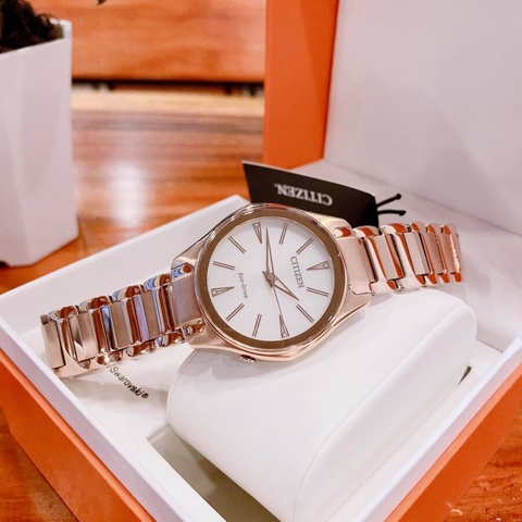 Đồng Hồ Nữ Dây Thép Citizen Eco-Drive EM0593-56A - Size 36mm