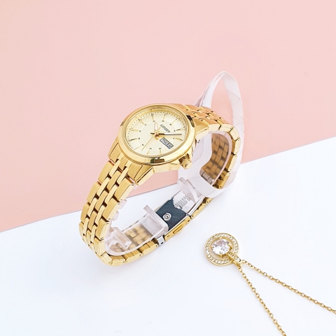 Đồng Hồ Nữ Dây Thép Citizen Quartz EQ0603-59P - Size 28mm