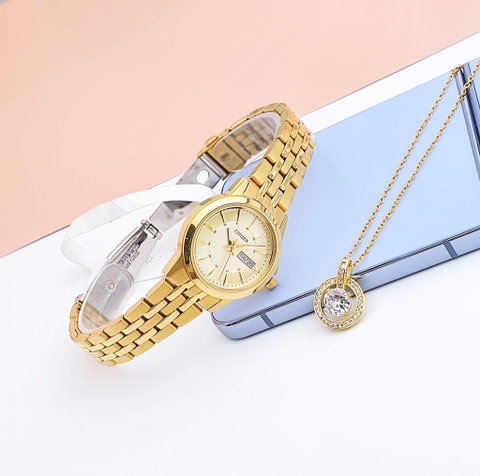 Đồng Hồ Nữ Dây Thép Citizen Quartz EQ0603-59P - Size 28mm
