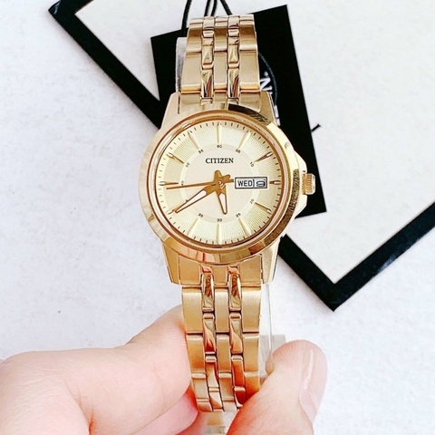 Đồng Hồ Nữ Dây Thép Citizen Quartz EQ0603-59P - Size 28mm