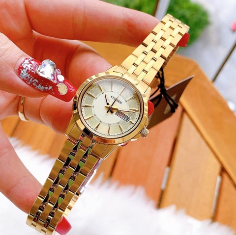 Đồng Hồ Nữ Dây Thép Citizen Quartz EQ0603-59P - Size 28mm