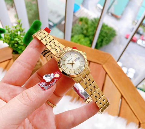 Đồng Hồ Nữ Dây Thép Citizen Quartz EQ0603-59P - Size 28mm