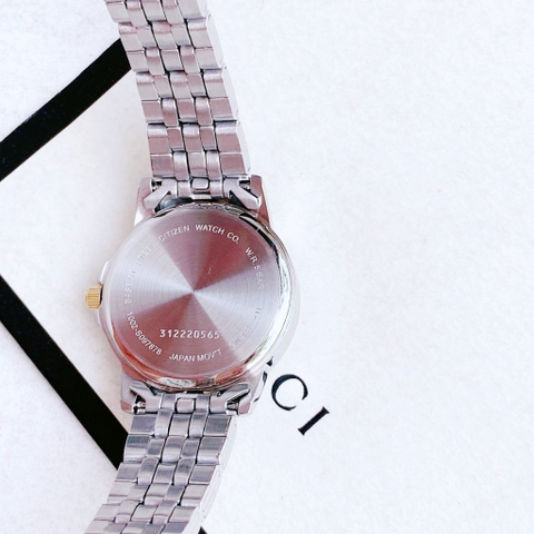 Đồng Hồ Nữ Dây Thép Citizen Quartz EQ0608-55E Demi Gold - Size 27mm