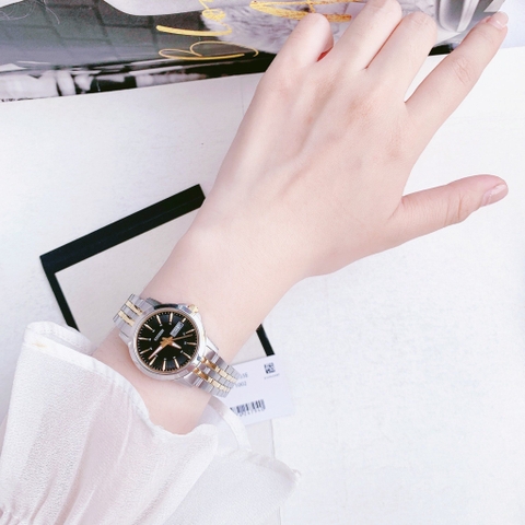 Đồng Hồ Nữ Dây Thép Citizen Quartz EQ0608-55E Demi Gold - Size 27mm