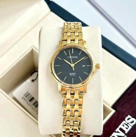 Đồng Hồ Nữ Dây Thép Citizen Quartz EU6092-59E - Size 28.1mm