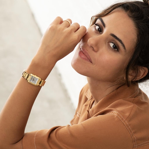 Đồng Hồ Nữ Dây Thép Citizen Eco-Drive EW5602-57D Bianca Gold - Kính Sapphire - Size 22mm