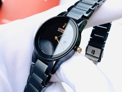 Đồng Hồ Nữ Dây Thép Citizen Eco-Drive GA1055-57F Axiom - Kính Sapphire - Size 30mm