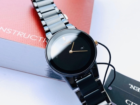 Đồng Hồ Nữ Dây Thép Citizen Eco-Drive GA1055-57F Axiom - Kính Sapphire - Size 30mm