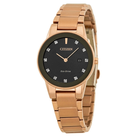 Đồng Hồ Nữ Dây Thép Citizen Eco-Drive GA1058-59Q  - Kim Cương - Size 30mm