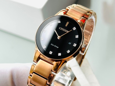 Đồng Hồ Nữ Dây Thép Citizen Eco-Drive GA1058-59Q  - Kim Cương - Size 30mm