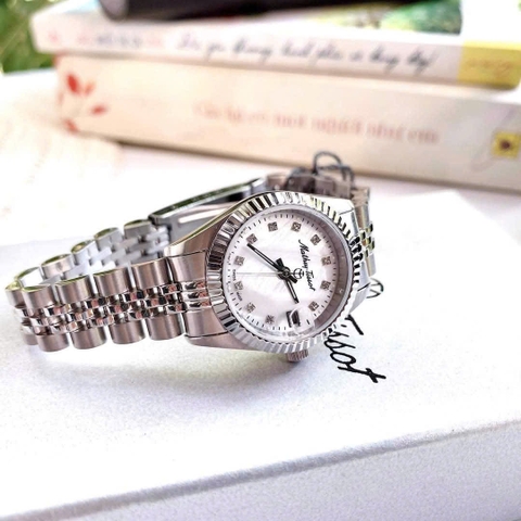 Đồng hồ nữ dây thép Mathey Tissot D710AI (Quartz) - Thuỵ Sĩ - size 26mm