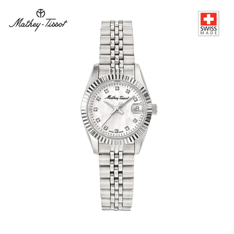 Đồng hồ nữ dây thép Mathey Tissot D710AI (Quartz) - Thuỵ Sĩ - size 26mm
