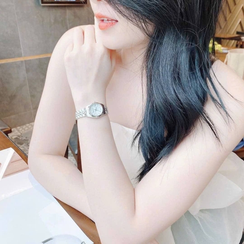 Đồng hồ nữ dây thép Mathey Tissot D710AI (Quartz) - Thuỵ Sĩ - size 26mm