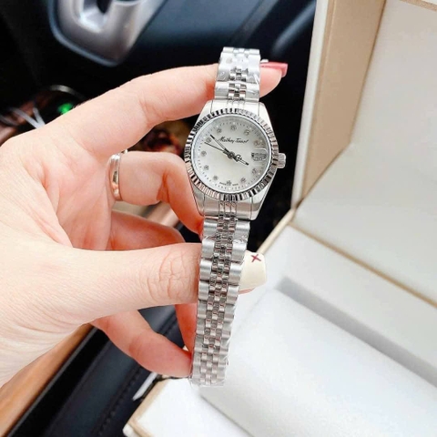 Đồng hồ nữ dây thép Mathey Tissot D710AI (Quartz) - Thuỵ Sĩ - size 26mm