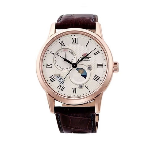 Đồng Hồ Nam Dây Da Orient Sun And Moon Gen 3 RA-AK0007S10B ( RA-AK0007S30B ) ( RA-AK0007S00C ) ( RN-AK0001S ) - Size 42.5mm