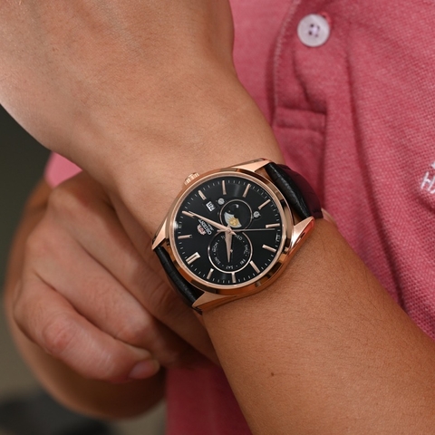 Đồng Hồ Nam Dây Da Orient Sun And Moon Gen 5 RA-AK0309B10B ( RA-AK0309B30B ) ( RA-AK0309B00C ) ( RN-AK0304B ) - Size 41.5mm