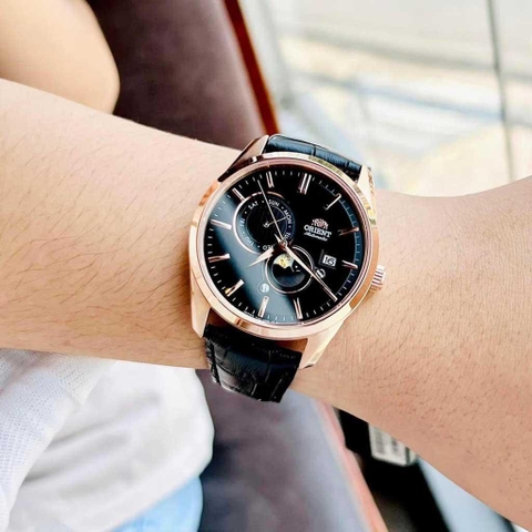 Đồng Hồ Nam Dây Da Orient Sun And Moon Gen 5 RA-AK0309B10B ( RA-AK0309B30B ) ( RA-AK0309B00C ) ( RN-AK0304B ) - Size 41.5mm