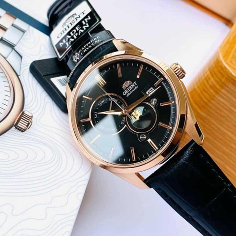 Đồng Hồ Nam Dây Da Orient Sun And Moon Gen 5 RA-AK0309B10B ( RA-AK0309B30B ) ( RA-AK0309B00C ) ( RN-AK0304B ) - Size 41.5mm