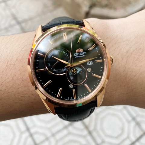 Đồng Hồ Nam Dây Da Orient Sun And Moon Gen 5 RA-AK0309B10B ( RA-AK0309B30B ) ( RA-AK0309B00C ) ( RN-AK0304B ) - Size 41.5mm