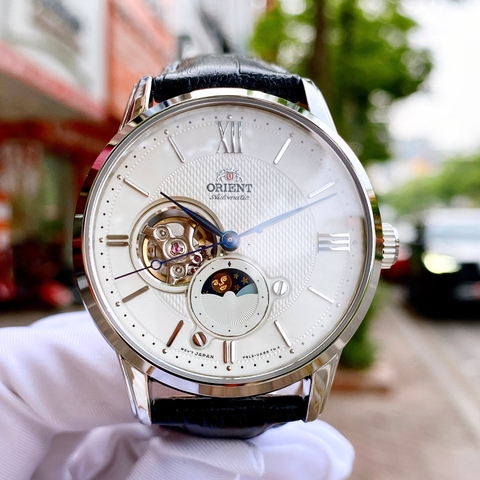 Đồng Hồ Nam Dây Da Orient Sun And Moon Gen 4 RA-AS0011S10B ( RA-AS0011S30B ) ( RA-AS0011S00C ) ( RN-AS0003S ) - Size 42mm