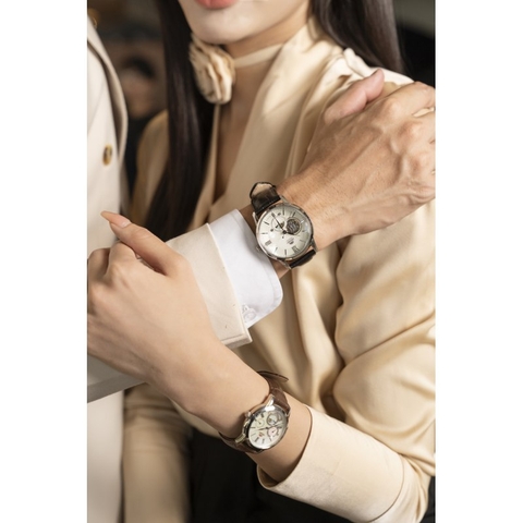 Đồng Hồ Nam Dây Da Orient Sun And Moon Gen 4 RA-AS0011S10B ( RA-AS0011S30B ) ( RA-AS0011S00C ) ( RN-AS0003S ) - Size 42mm
