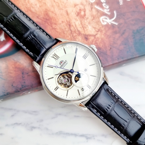 Đồng Hồ Nam Dây Da Orient Sun And Moon Gen 4 RA-AS0011S10B ( RA-AS0011S30B ) ( RA-AS0011S00C ) ( RN-AS0003S ) - Size 42mm