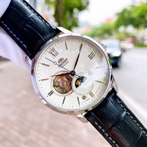 Đồng Hồ Nam Dây Da Orient Sun And Moon Gen 4 RA-AS0011S10B ( RA-AS0011S30B ) ( RA-AS0011S00C ) ( RN-AS0003S ) - Size 42mm