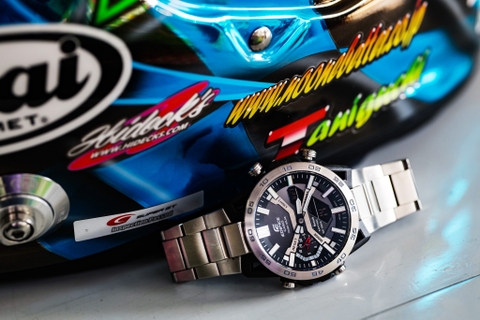 Edifice ECB-2000D-1ADF Năng Lượng Mặt Trời | Blutetooth | Lõi Cacbon | ECB-2000D-1A