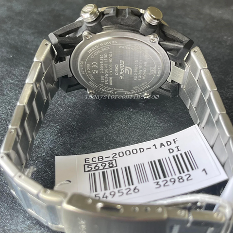 Edifice ECB-2000D-1ADF Năng Lượng Mặt Trời | Blutetooth | Lõi Cacbon | ECB-2000D-1A