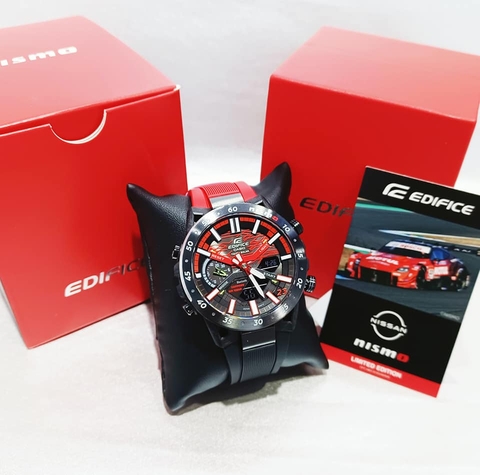 Edifice ECB-2000NIS-1ADR NISMO | Kính Sapphire | Bluetooth | Năng lượng mặt trời | ECB-2000NIS-1A Limited Edition