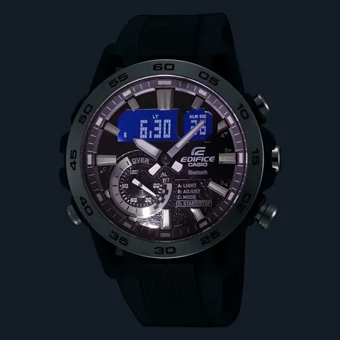 Edifice ECB-40P-1ADF Bluetooth | Khung máy Carbon | ECB-40P-1A