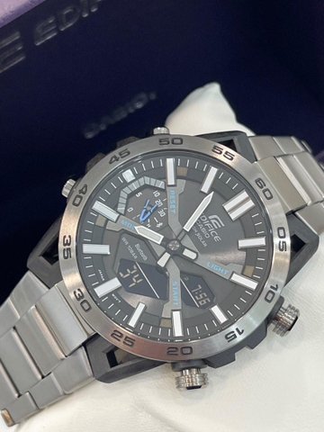 EDIFICE ECB-2000DC-1ADF BLUETOOTH | PIN NĂNG LƯỢNG MẶT TRỜI | ECB-2000DC-1A