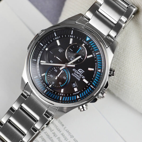 EDIFICE EFR-S572D-1AVUDF SAPPHIRE CRYTAL | SIÊU MỎNG | EFR-S572D-1A