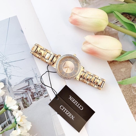 Đồng Hồ Nữ Dây Thép Citizen EL3042-50P Quartz