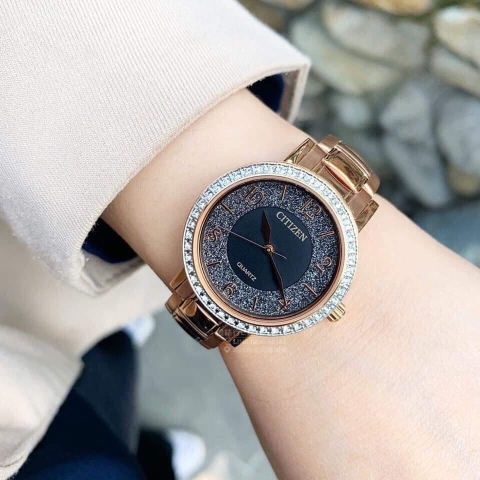Đồng Hồ Nữ Dây Thép Citizen EL3048-53E Quartz